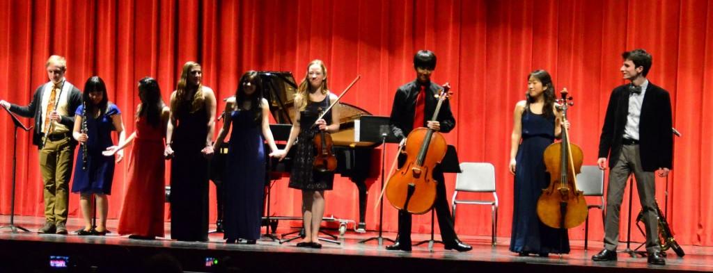 From Left to Right: Matt Barrett, Tina Niwa, Janice Yalong, Sara D'Iorio, Laura Barreto, Emma Hathaway, Yuta Takano, Michelle Cho, and Jesse Hartov of AVPA-M Class of 2013